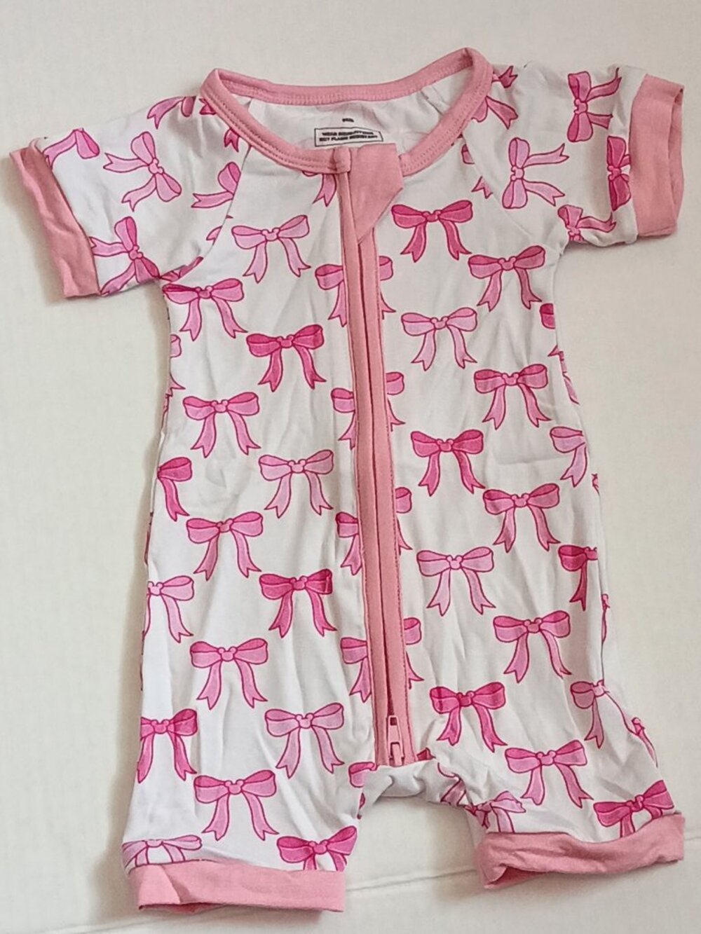 Newborn Bamboo Short Zippy Bundle (3) | Boutique Baby Pajamas | Soft & Stretchy - Picture 2 of 6